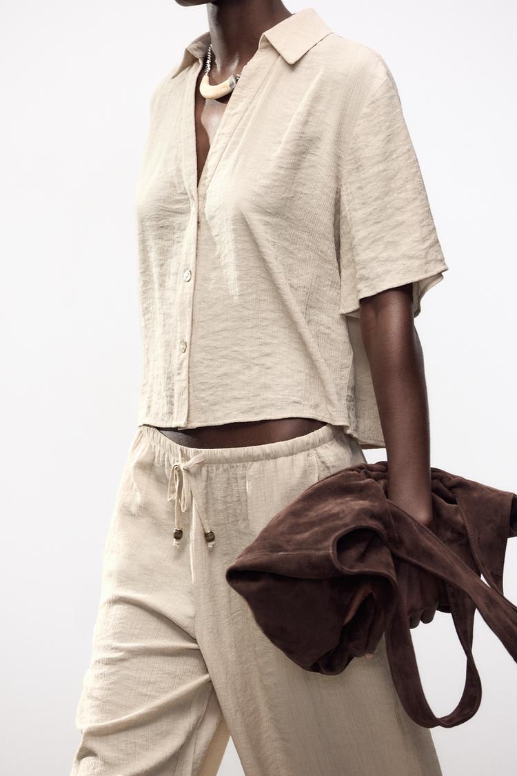 Manche Courte Zara Femme Chemises Blanche Manche Courte ZARA