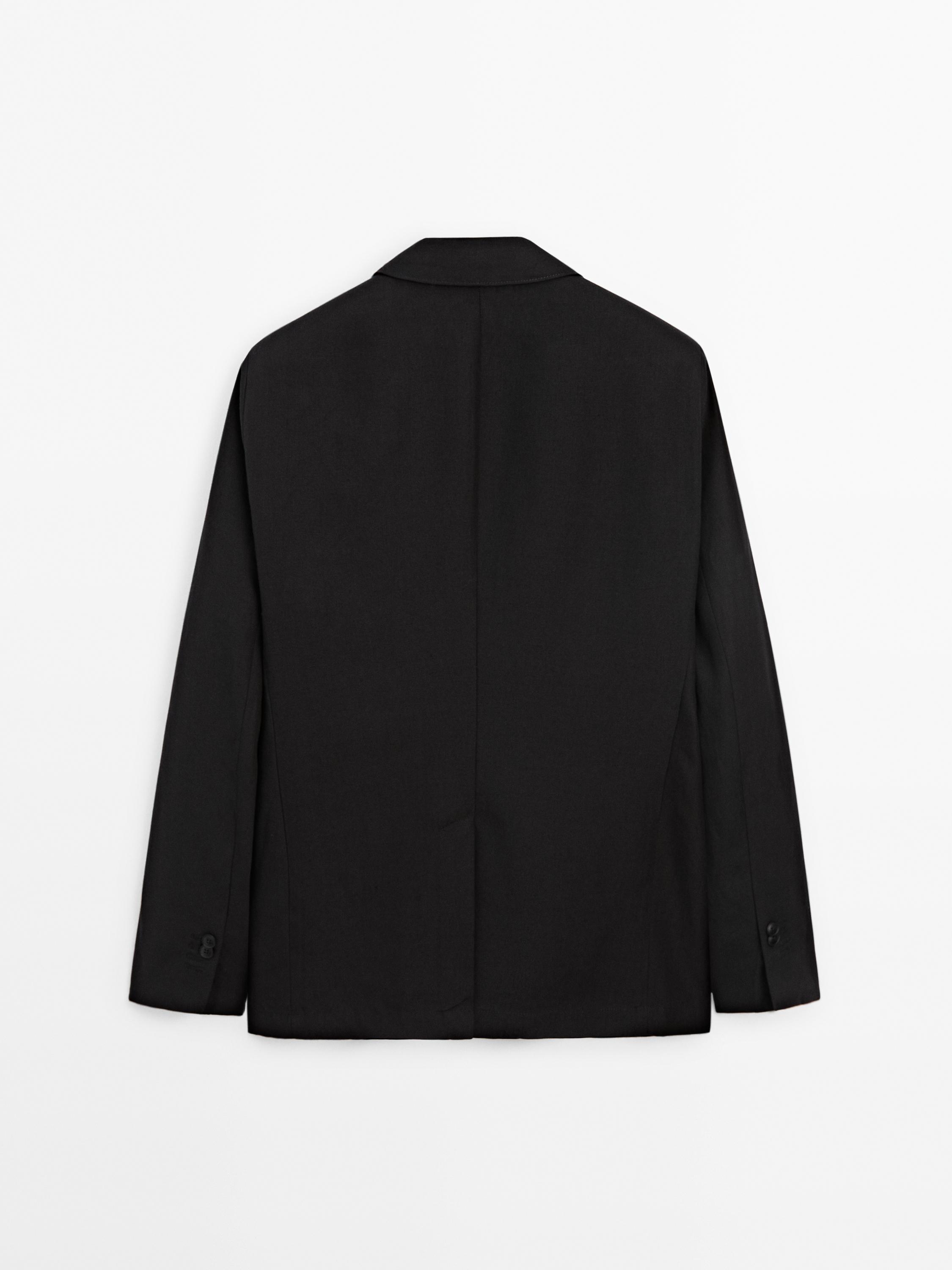 100% linen suit blazer