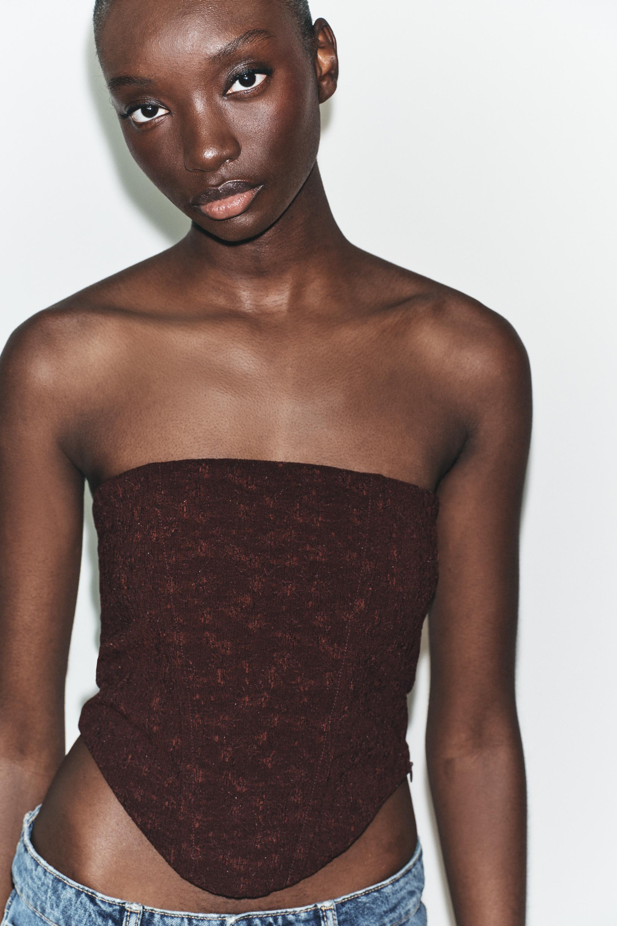 TOP CORSET TEXTURÉ