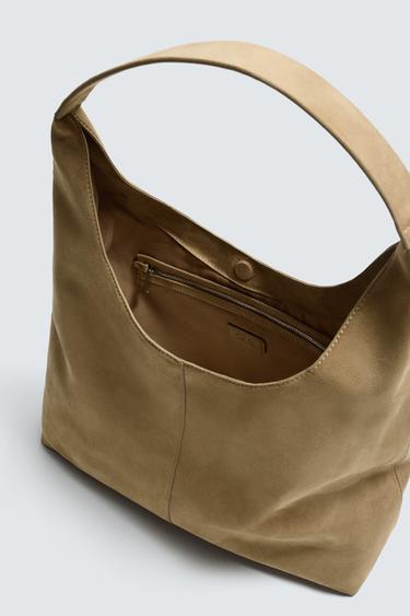 PLAIN TOTE BAG - Sand Brown by Zara - Image 5