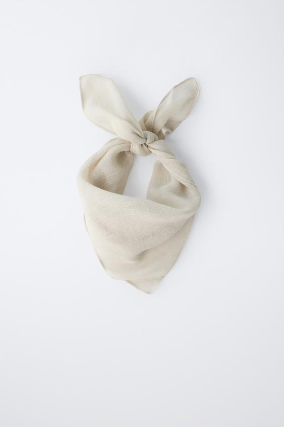 STORIESZ - PACK DOS BANDANAS CON LINO - Multicolor de Zara - Imagen 0