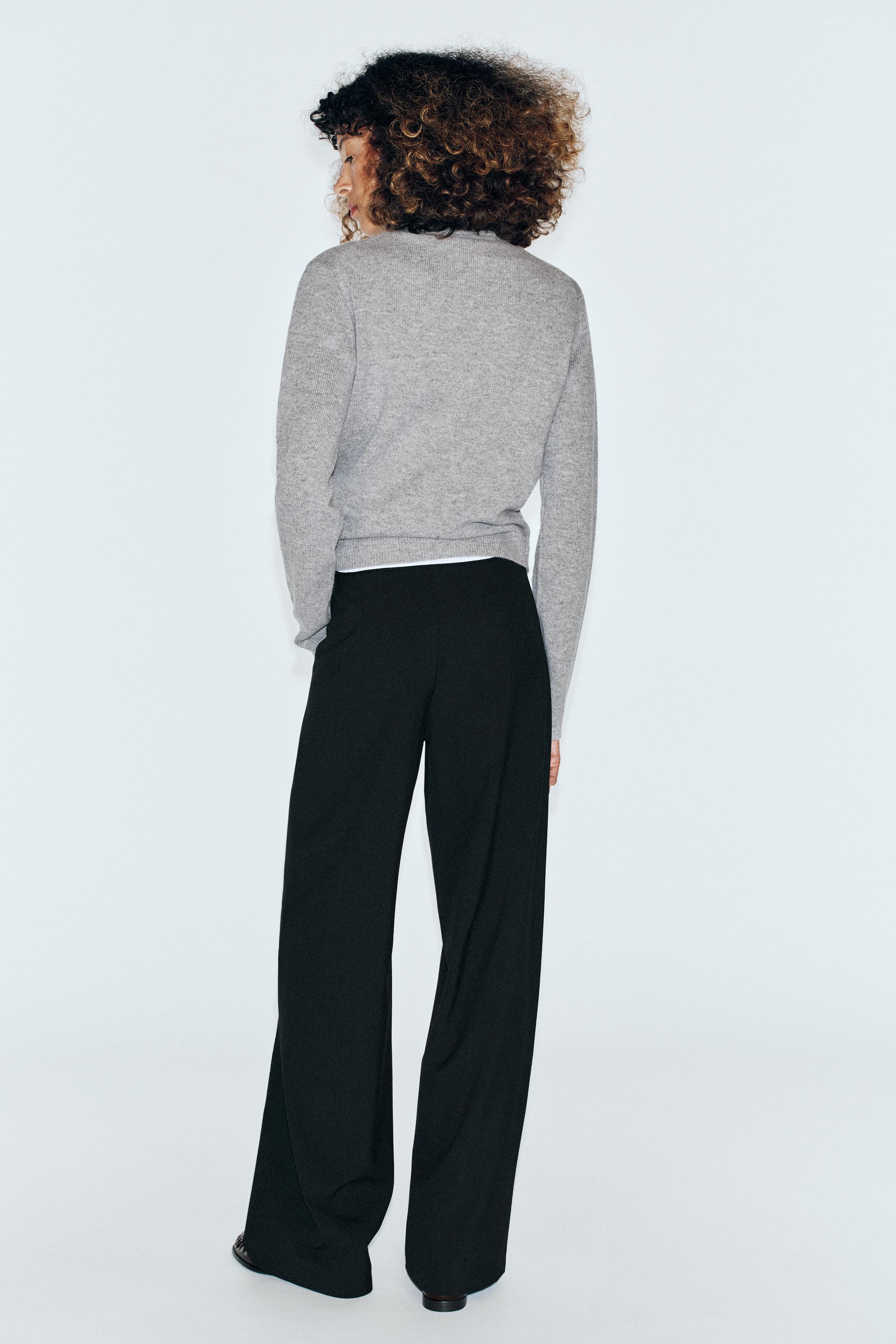 MID-RISE STRAIGHT-LEG PANTS