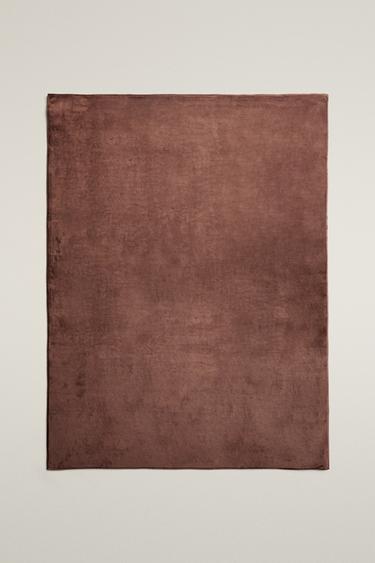 COUVERTURE FOURRURE UNIE - Rose foncé de Zara - Image 0