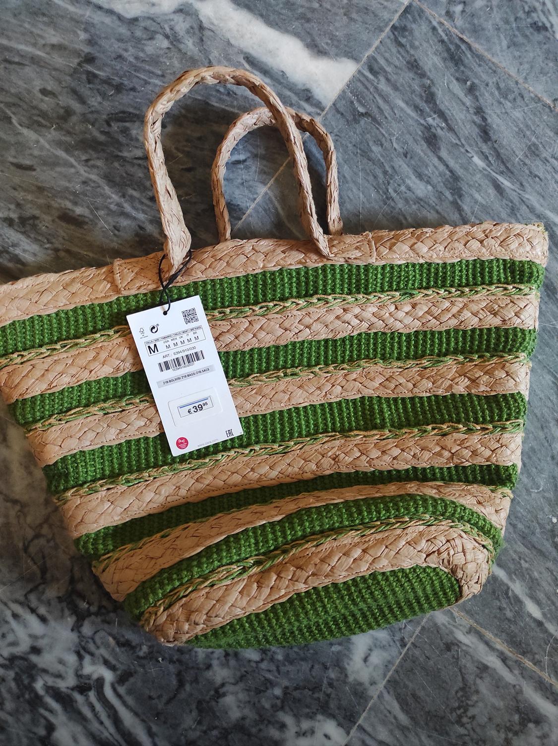 STRIPED TOTE BAG - Image 2