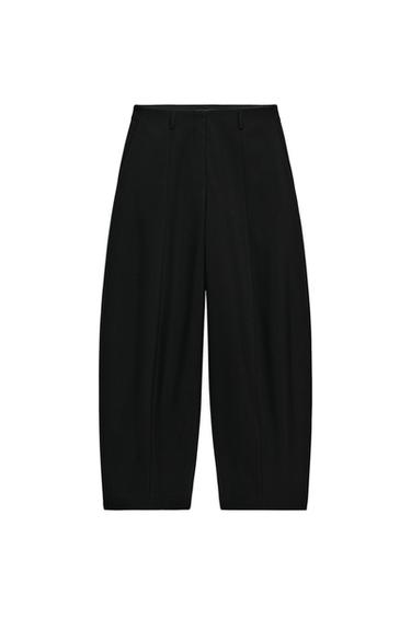 ZW COLLECTION BALLOON TROUSERS - Black by Zara