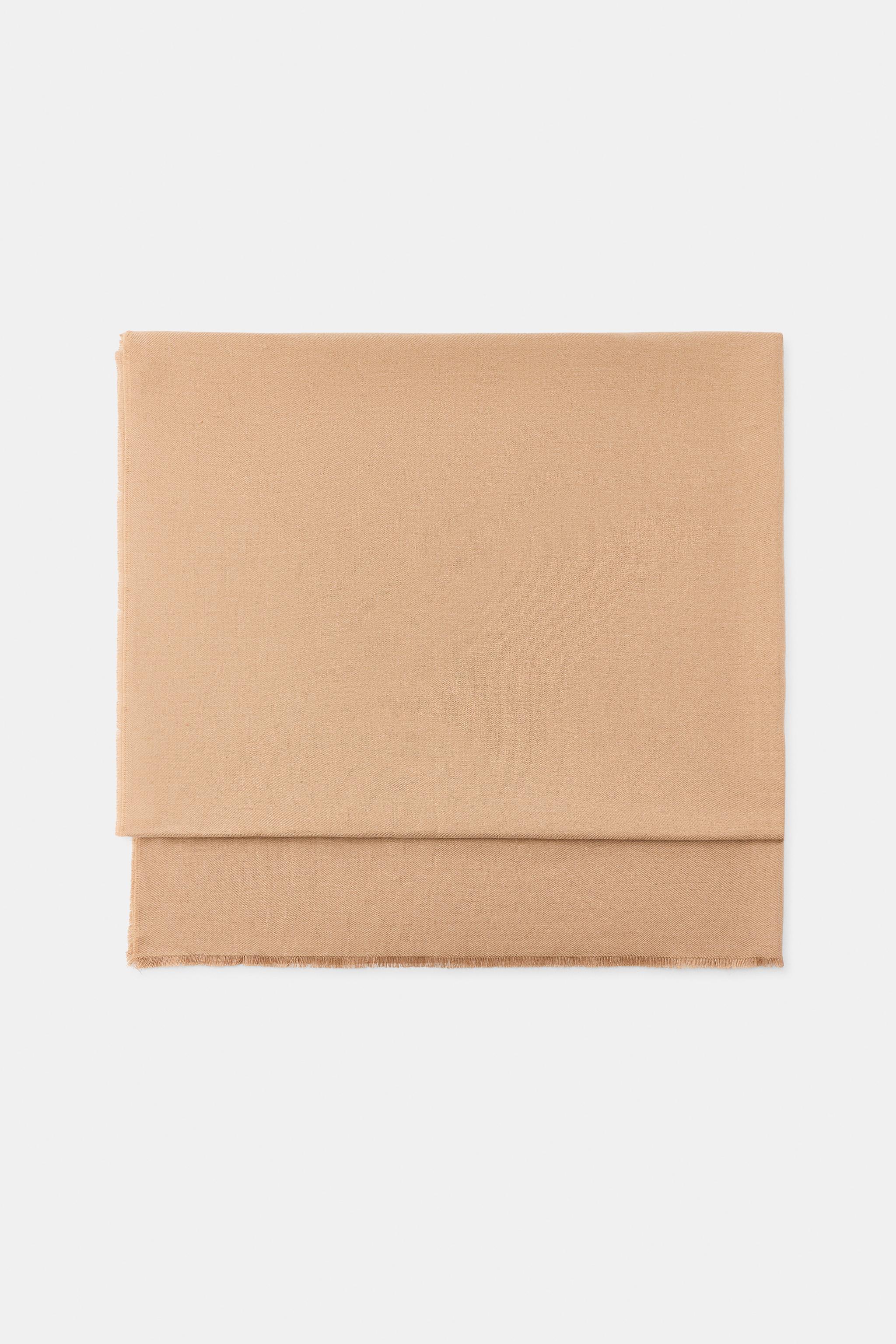 Zara SOFT DÜZ RENKLİ ATKI görsel 3
