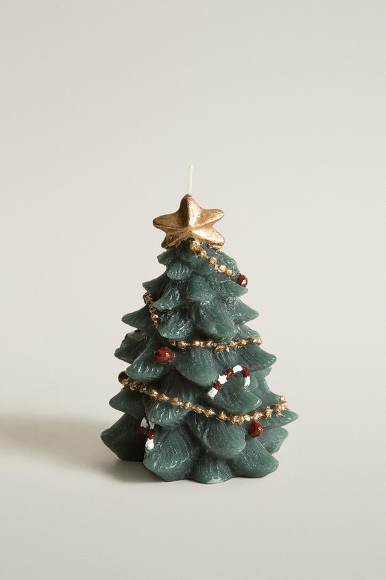 Zara GINGERBREAD TREE SCENTED CANDLE - Red - Image 0