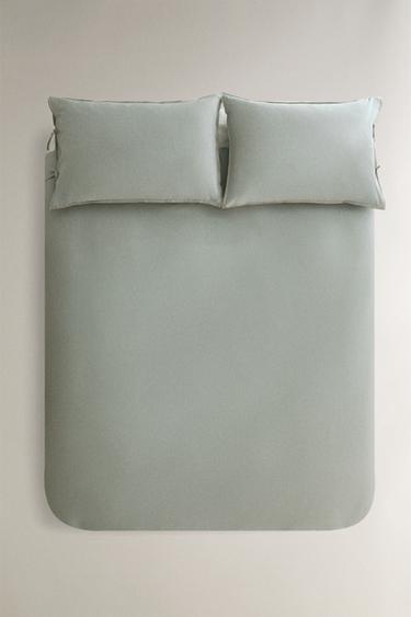 BETTBEZUG MINI-KARO | KATHARINE POLE - Grau / Blau von Zara - Bild 0