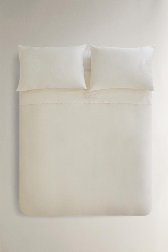 WASHED LINEN DUVET COVER - Ecru by Zara - Image 0