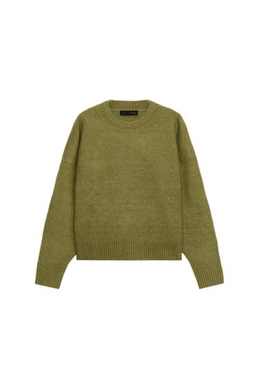 SOFT KNIT JUMPER - Oil by Zara