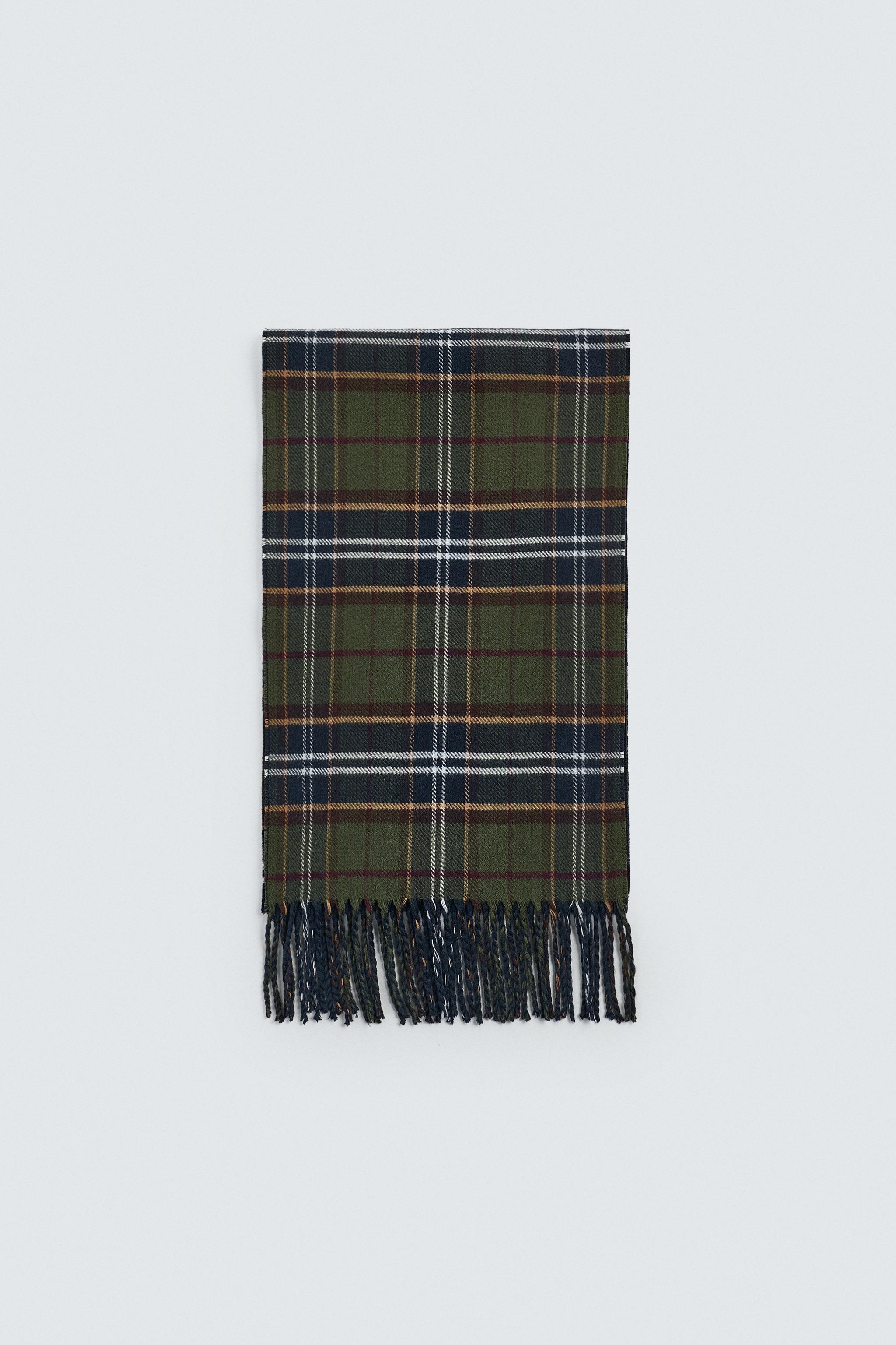 こんぶ CACHECOL COMBINADO XADREZ - Azul-marinho | ZARA Brasil