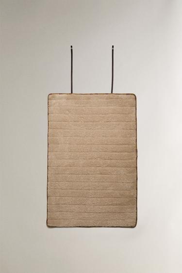 STRIPED ROLL-UP PET FLOOR BLANKET - Mustard by Zara - Image 1