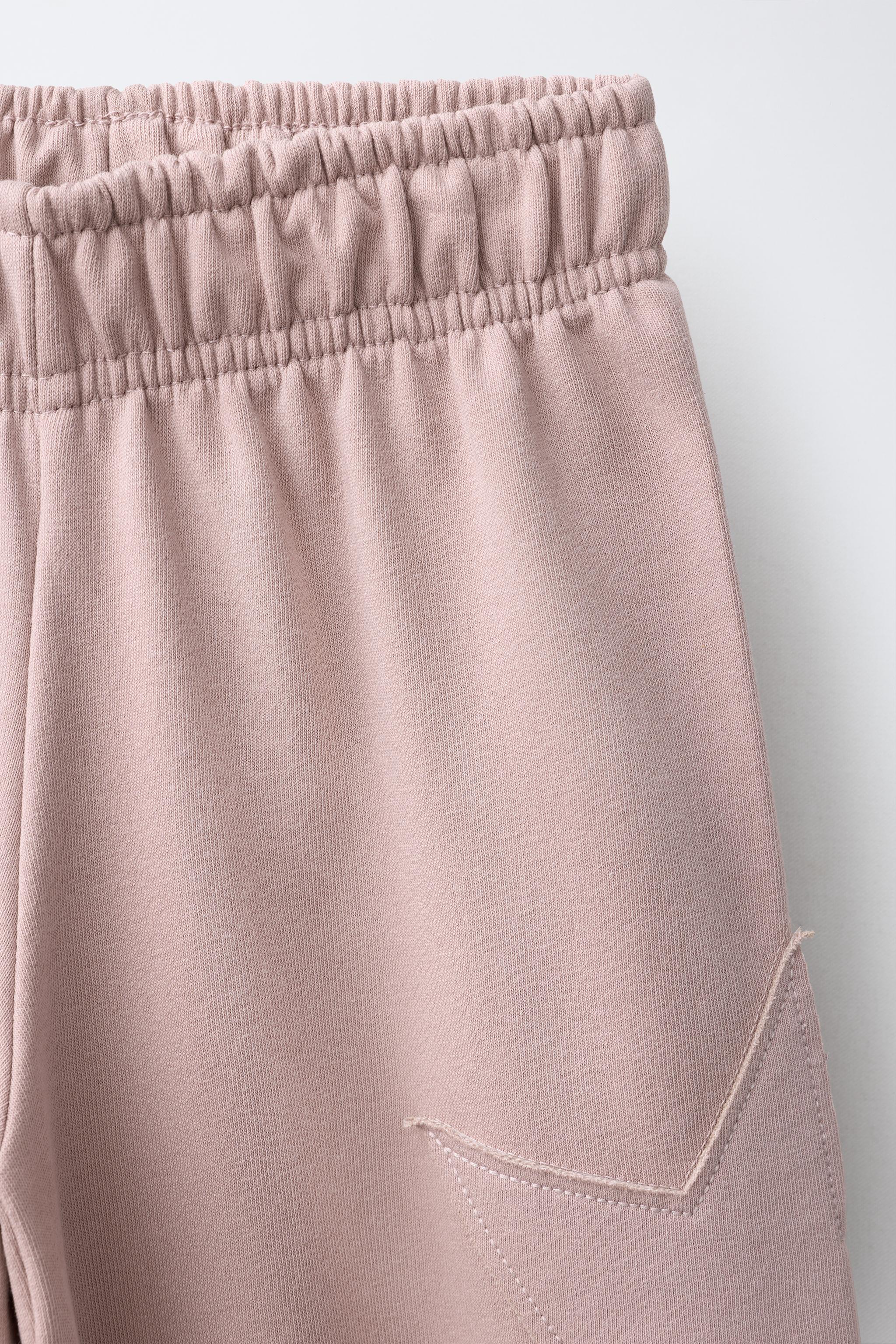 Детские брюки Zara STAR PATCH WIDE LEG PANTS — фото 4