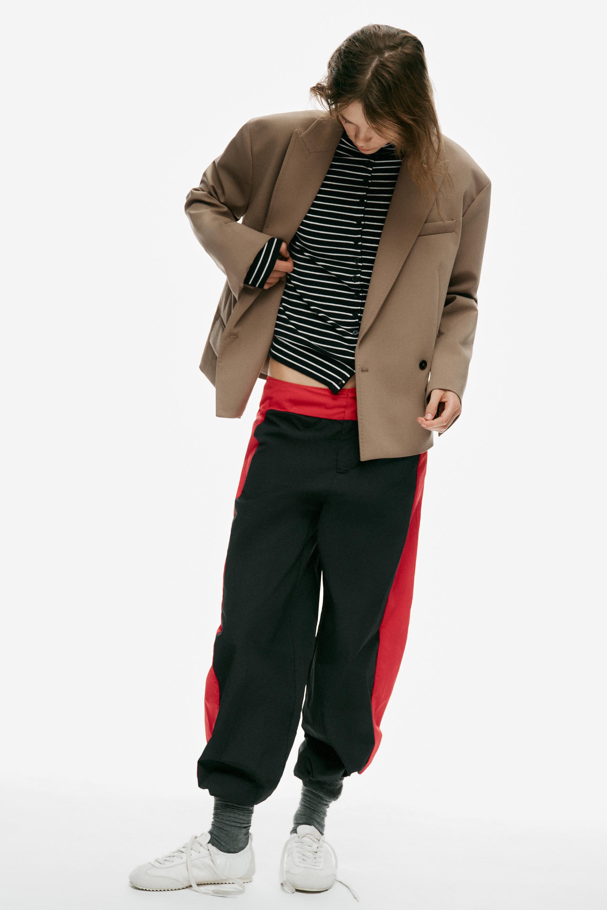 Zara DİKİŞ DETAYLI KISA OVERSIZE BLAZER görsel 6