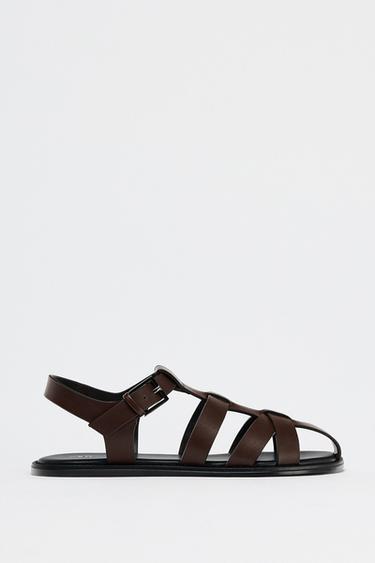 CANGREJERA TIRAS - Marrón de Zara