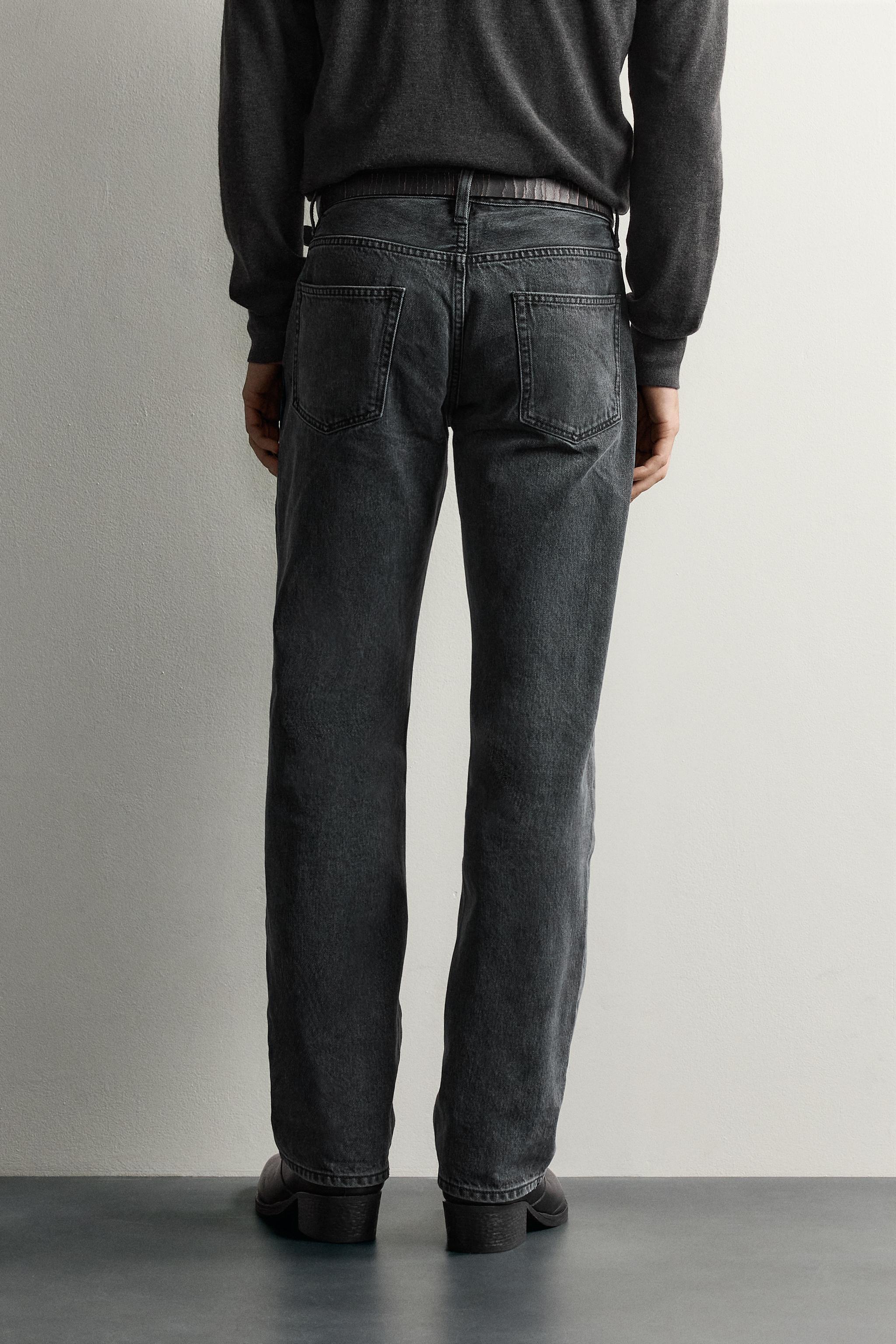 Zara DÜŞÜK BEL SLIM STRAIGHT FIT JEAN görsel 3