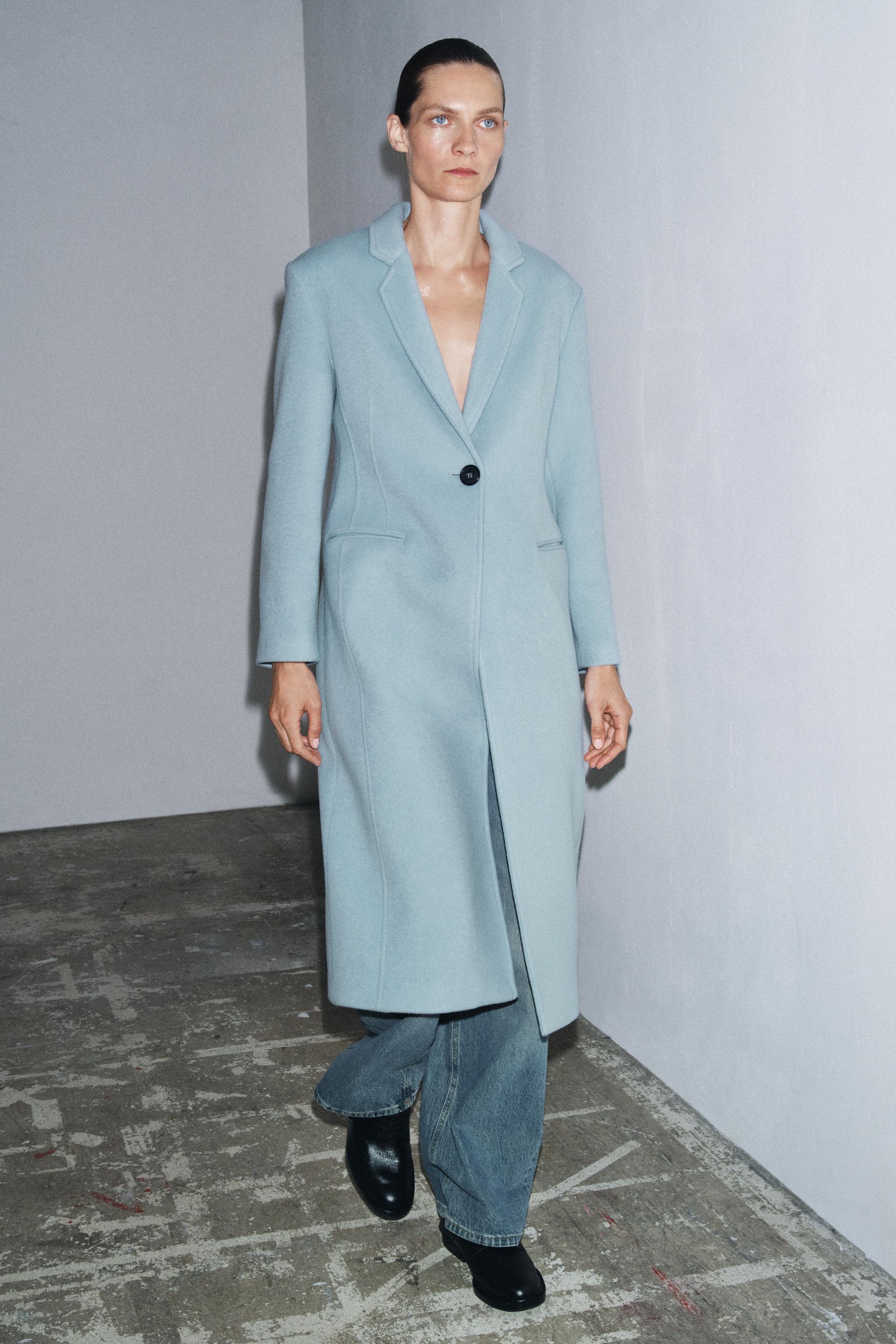新品 2023aw ZARA woman ウール ダッフル ロングコート M 黒 Women´s Winter Coats | ZARA United States
