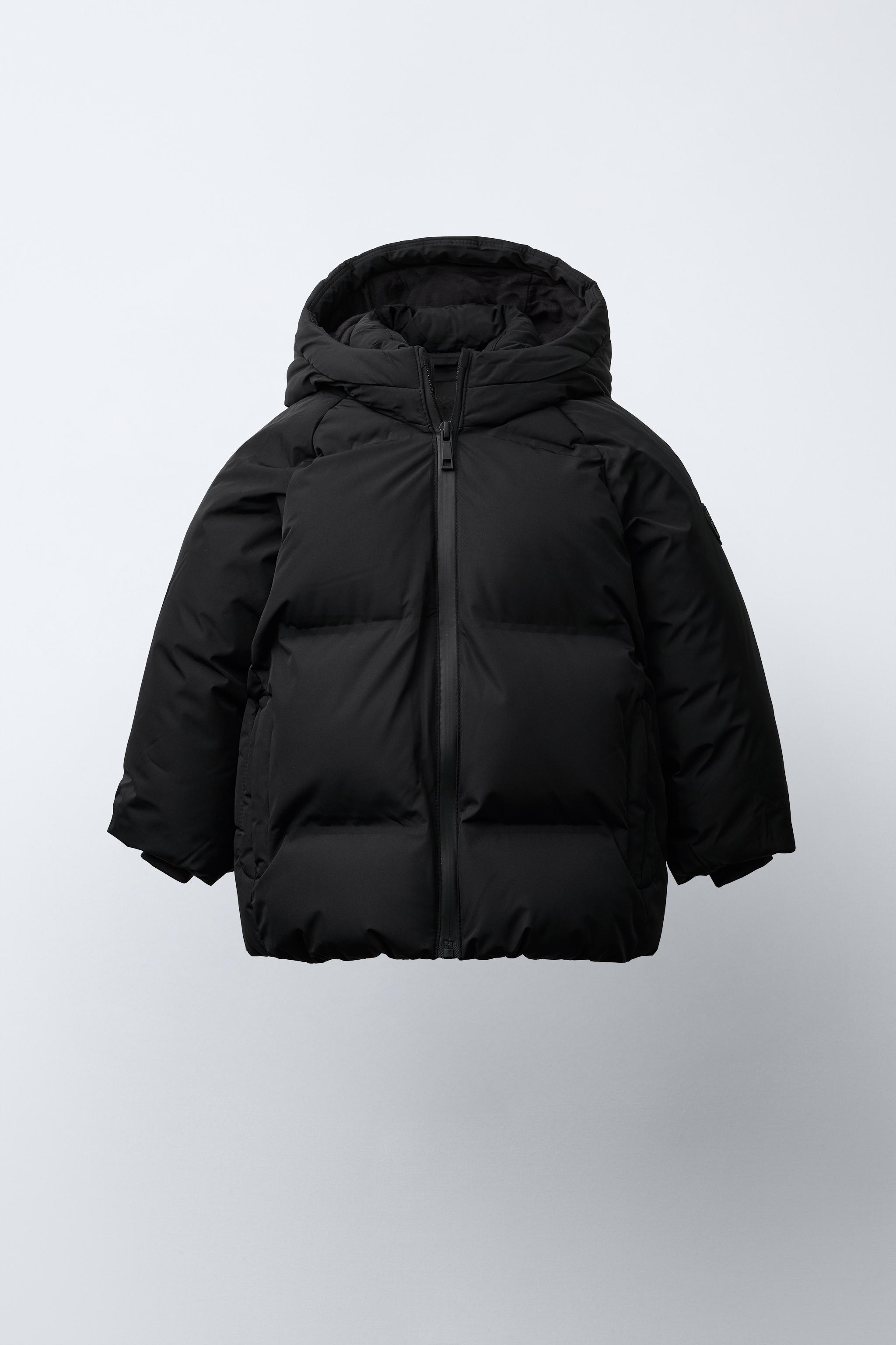 WATER REPELLENT HOODIE PUFFER COAT