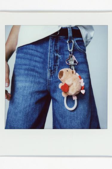 CAPYBARA KEY RING - Brown by Zara