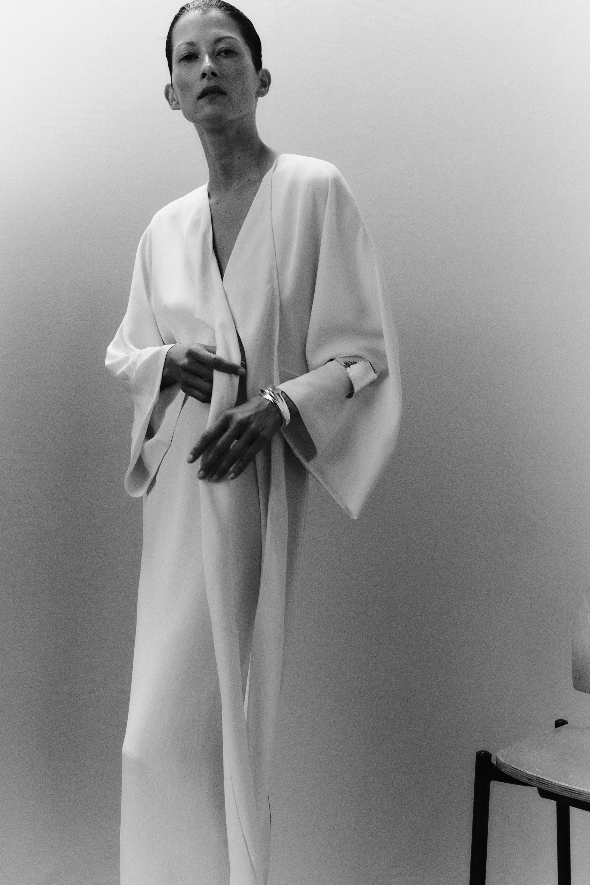 ZW COLLECTION MIDI DRESS WITH TIES