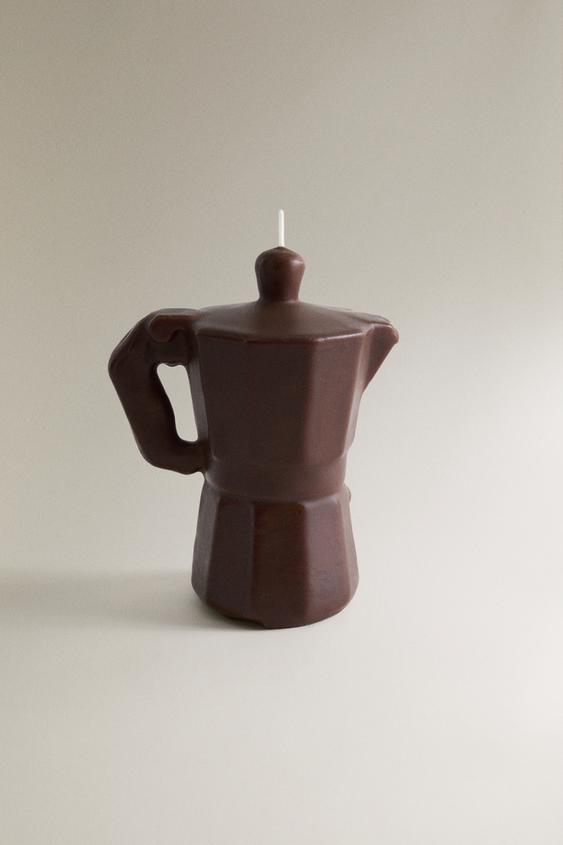 COFFEE CREAM COFFEE MAKER CANDLE - Sand by Zara - Image 0