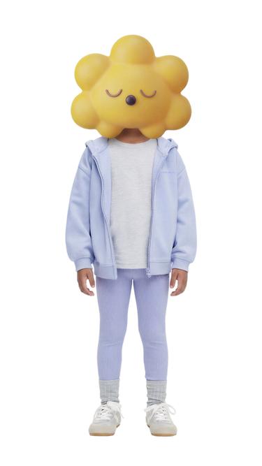 ТОЛСТОВКА НА МОЛНИИ С РЕЛЬЕФНЫМ ТЕКСТОМ — ПАСТЕЛЬНО-СИНИЙ от Zara