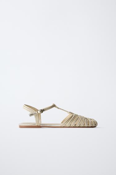 Sandalias metálicas de rejilla