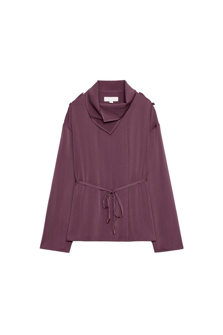FLOWING DOUBLE-BREASTED BLAZER