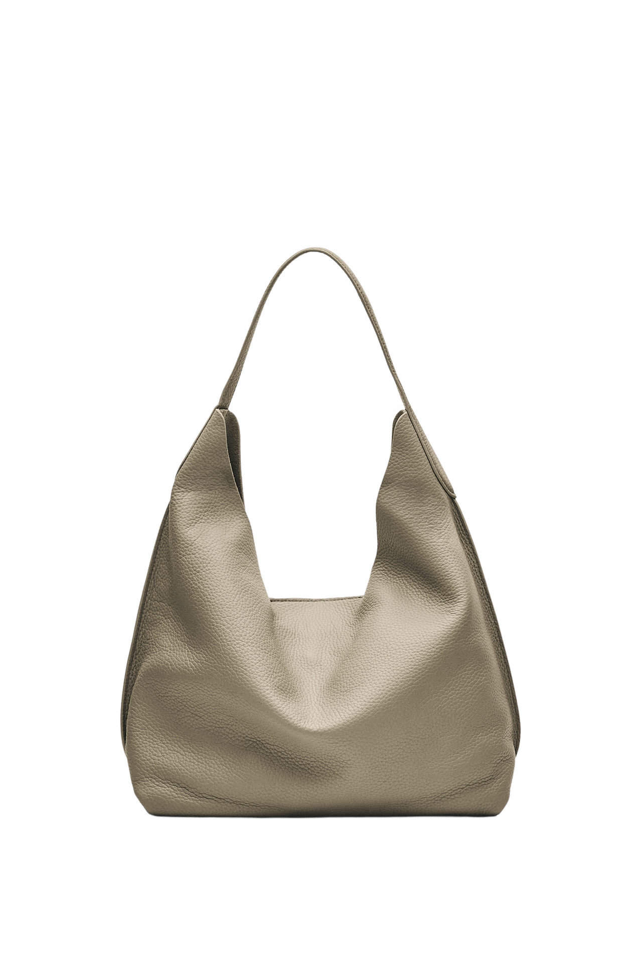 Medium nappa leather shoulder bag — Black gold