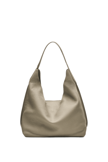 Medium nappa leather shoulder bag — Black gold 1