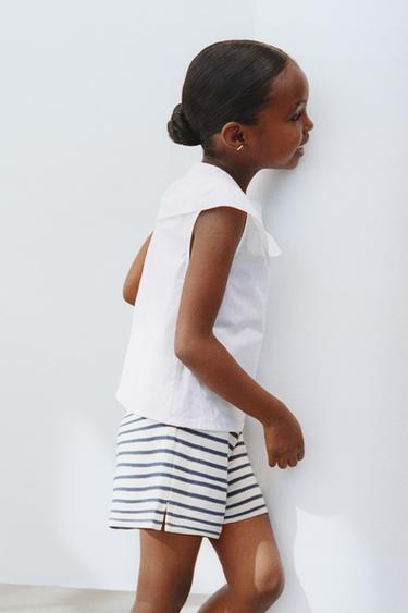 PACK DOS BERMUDAS LISA Y RAYAS - Marino de Zara