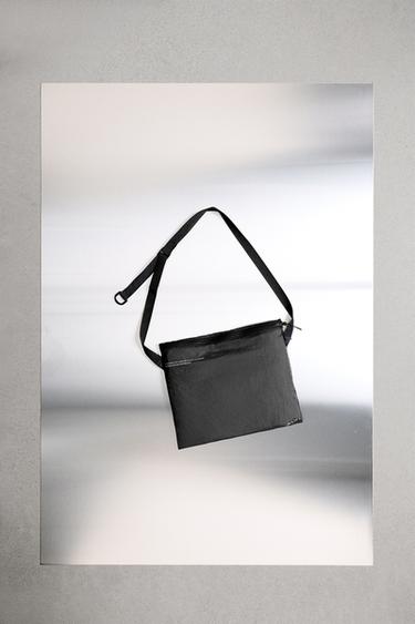 Zara 單肩包 - 自行車郵差包 - 深無煙煤色