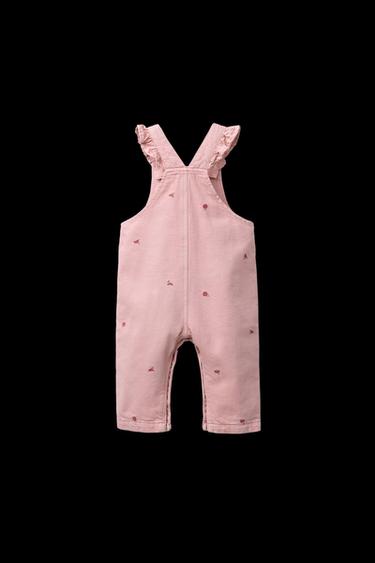 PETO SARGA FLORES BORDADAS - Rosa de Zara