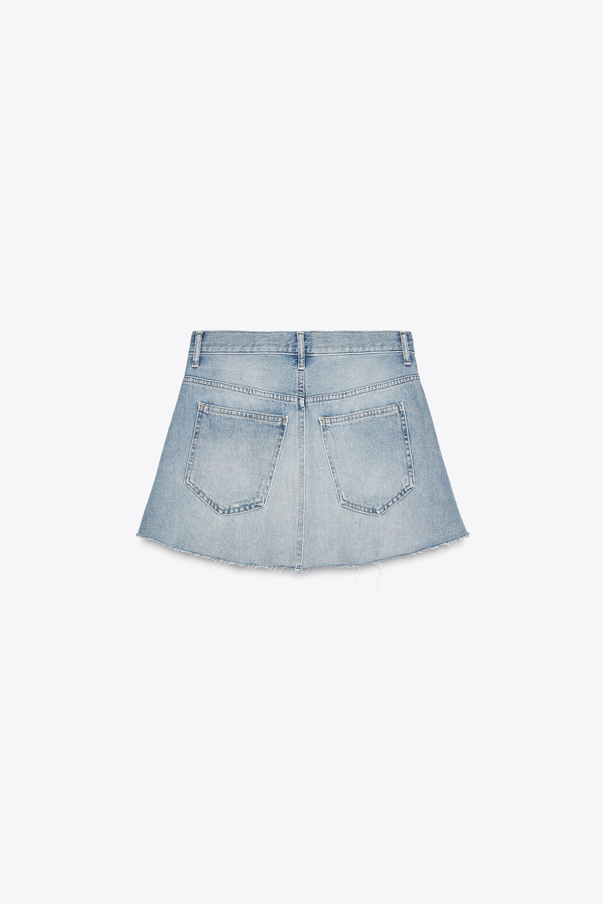 MINI-JUPE EN JEAN TRF