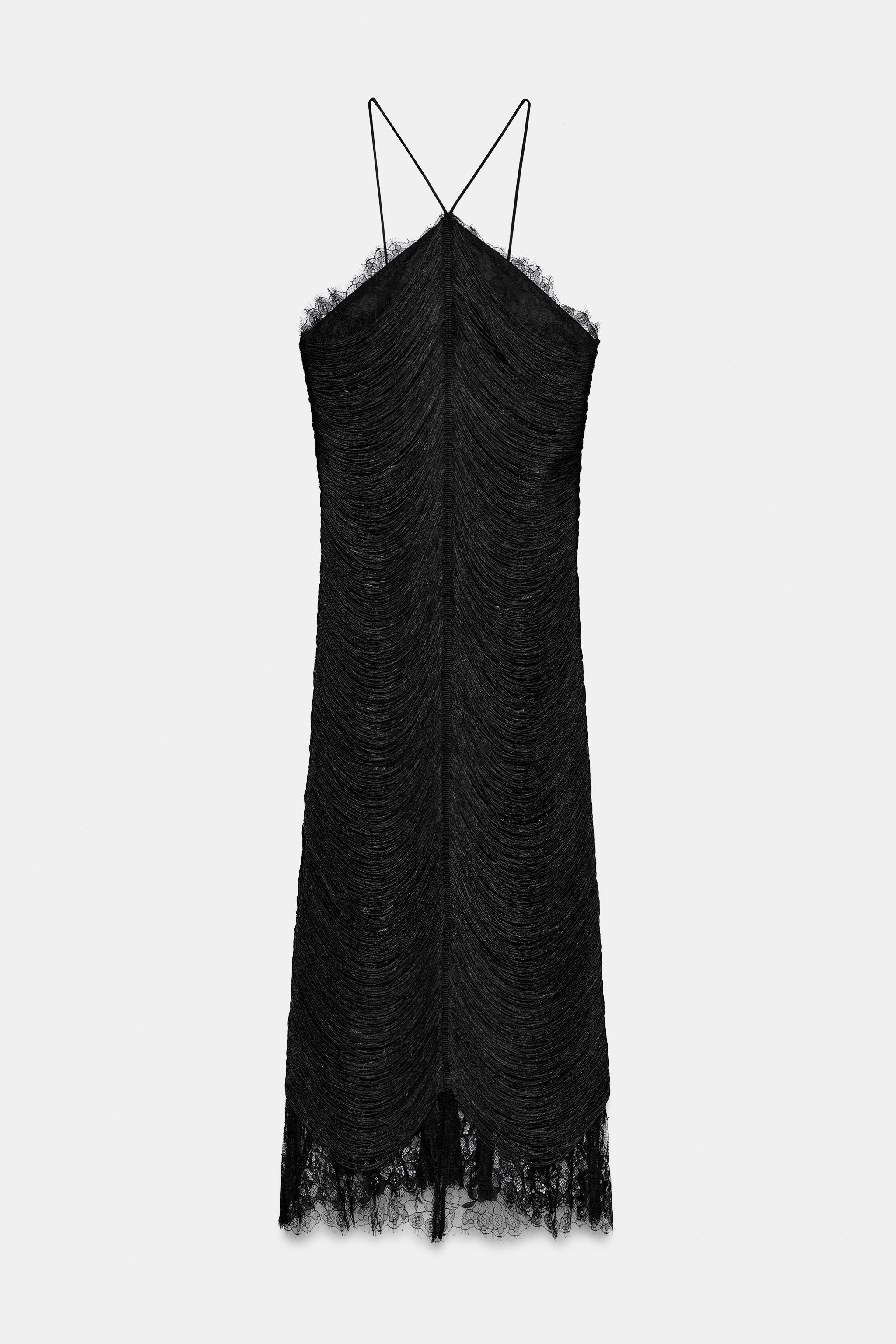 ZW COLLECTION LIMITED EDITION FRINGED MAXI DRESS