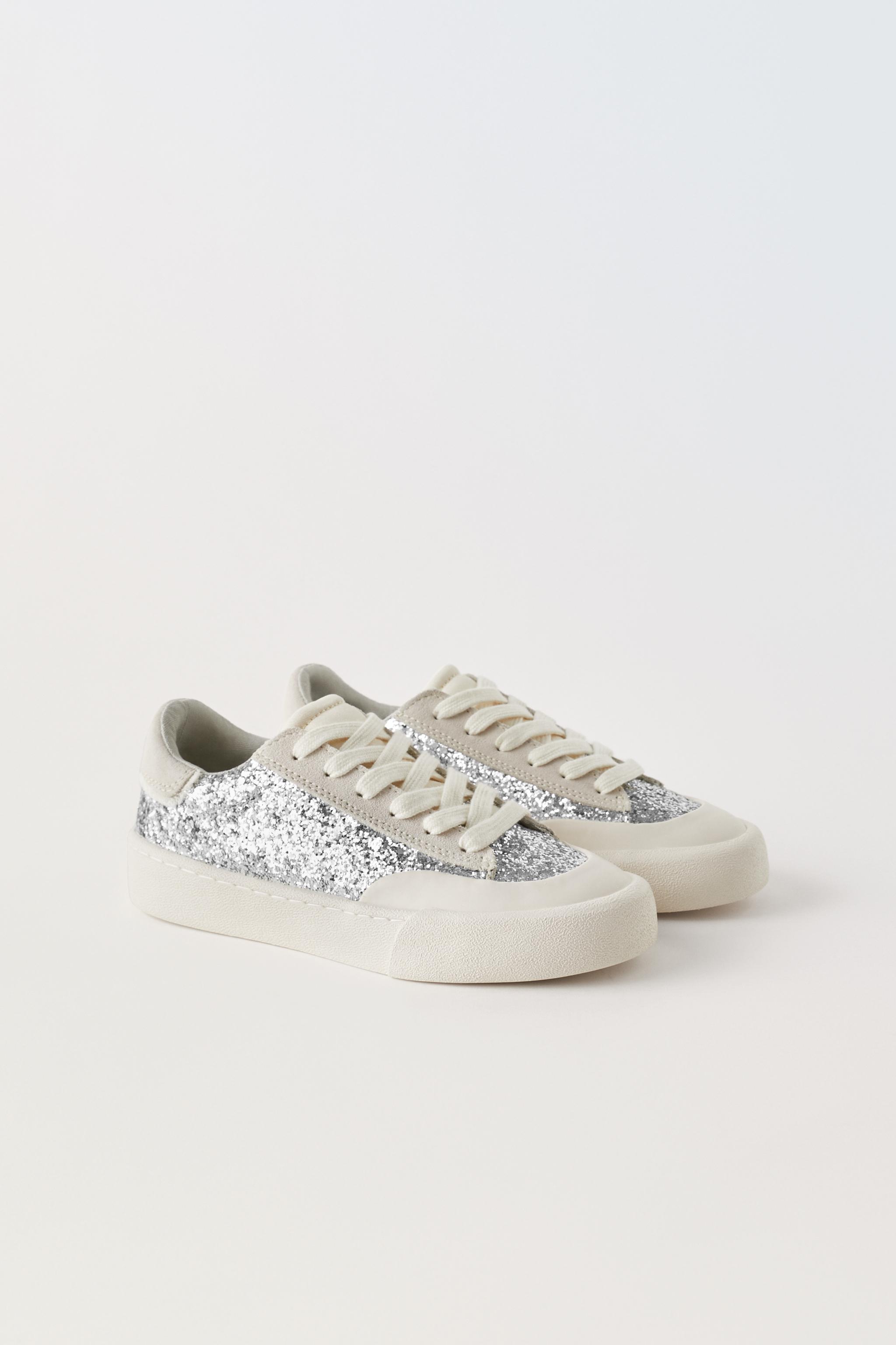 Zara silver platform clearance sneakers