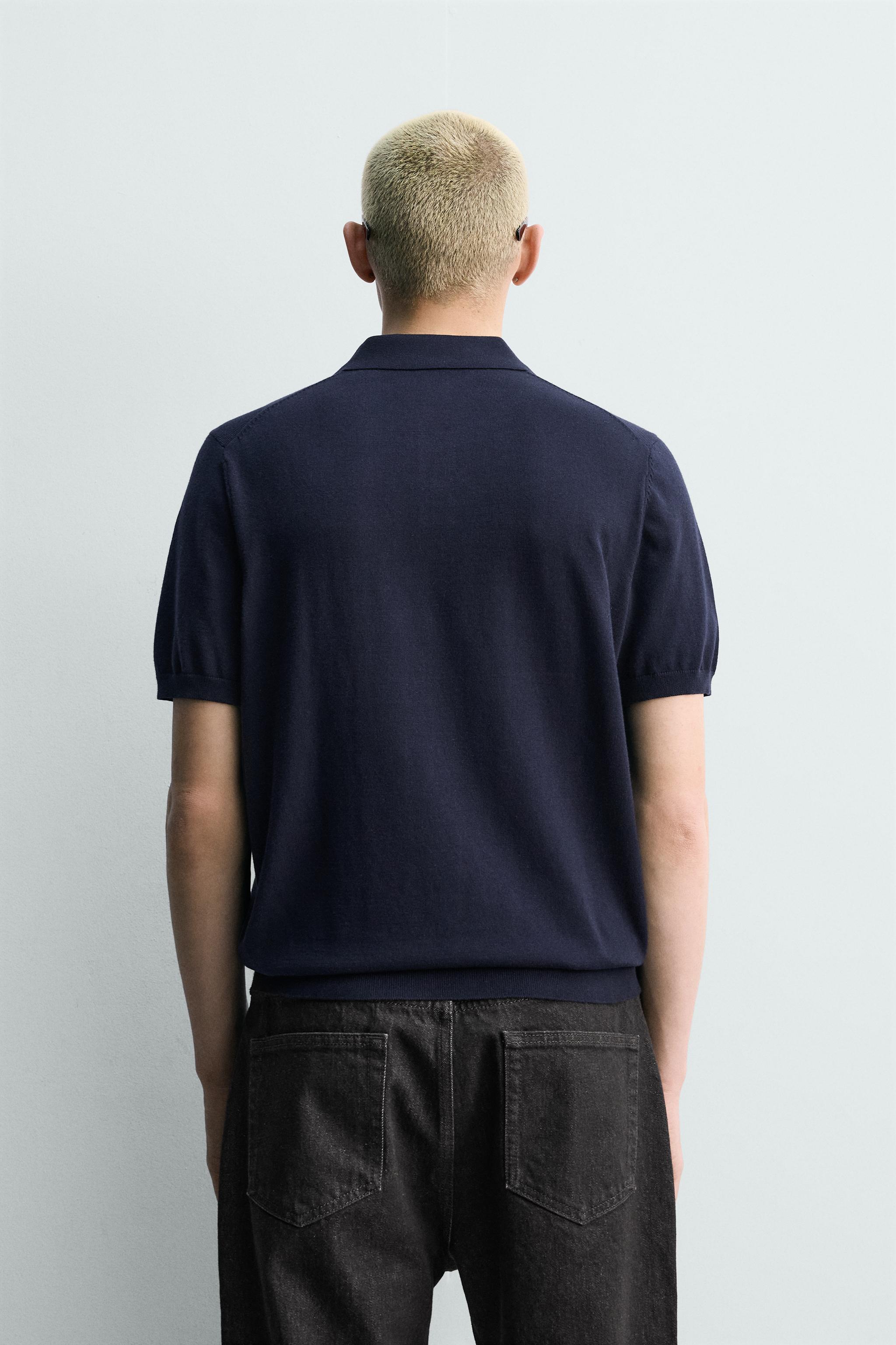 POLO REGULAR FIT EN MAILLE