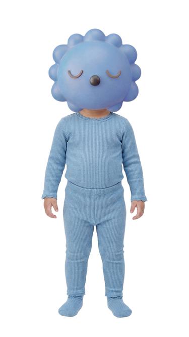 Zara KOMPLET BODIJA I HELANKI SA ČIPKOM – mid-plava