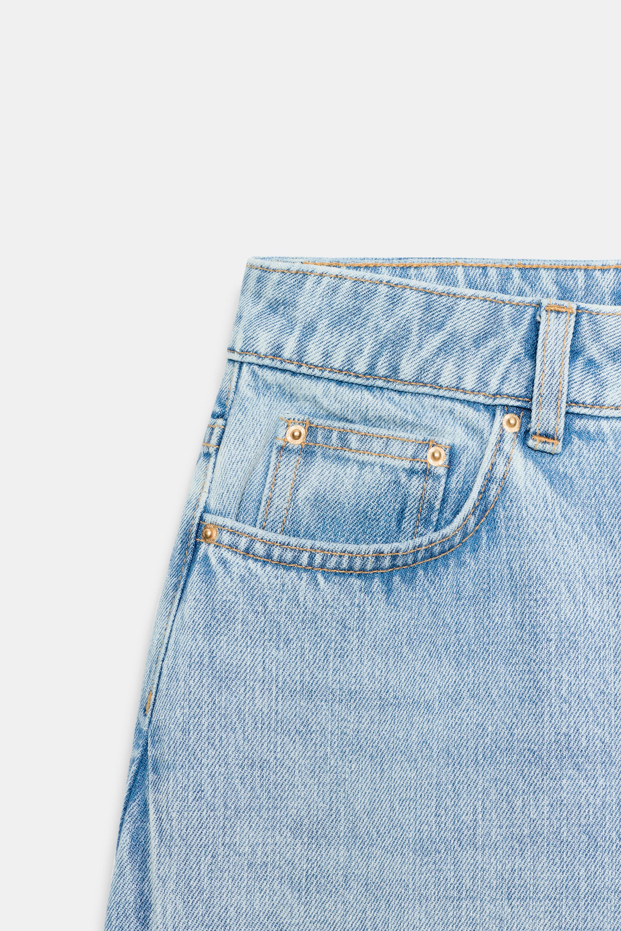 Женские джинсы Zara Z1975 HIGH RISE BARREL JEANS — фото 10