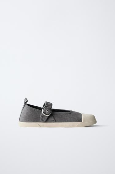 BALLERINA SPORTIVA COTONE - Grigio di Zara - Immagine 0