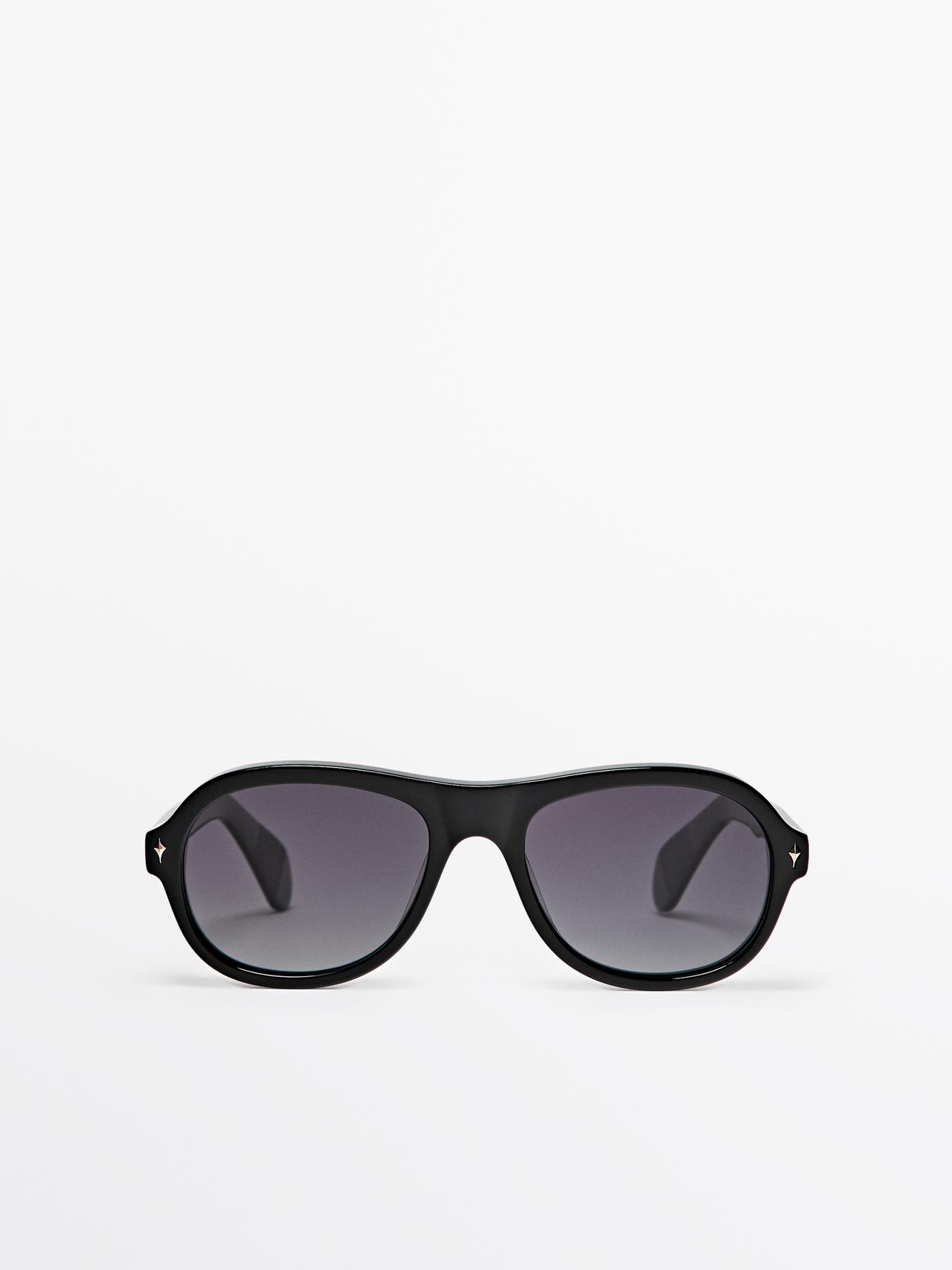Aviator sunglasses — Black