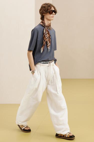 WOOL SCARF - Orange by Zara