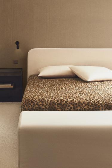 ANIMAL PRINT SATEEN DUVET COVER - Leopard by Zara