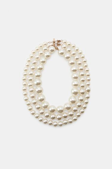 PACK 3 COLLARES PERLAS - de Zara