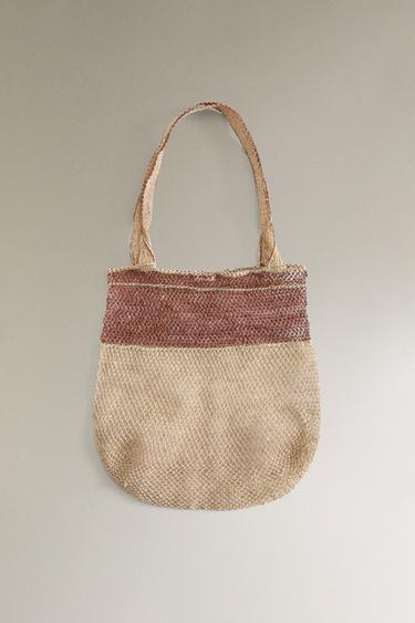WOVEN MESH BAG - Light beige by Zara - Image 5