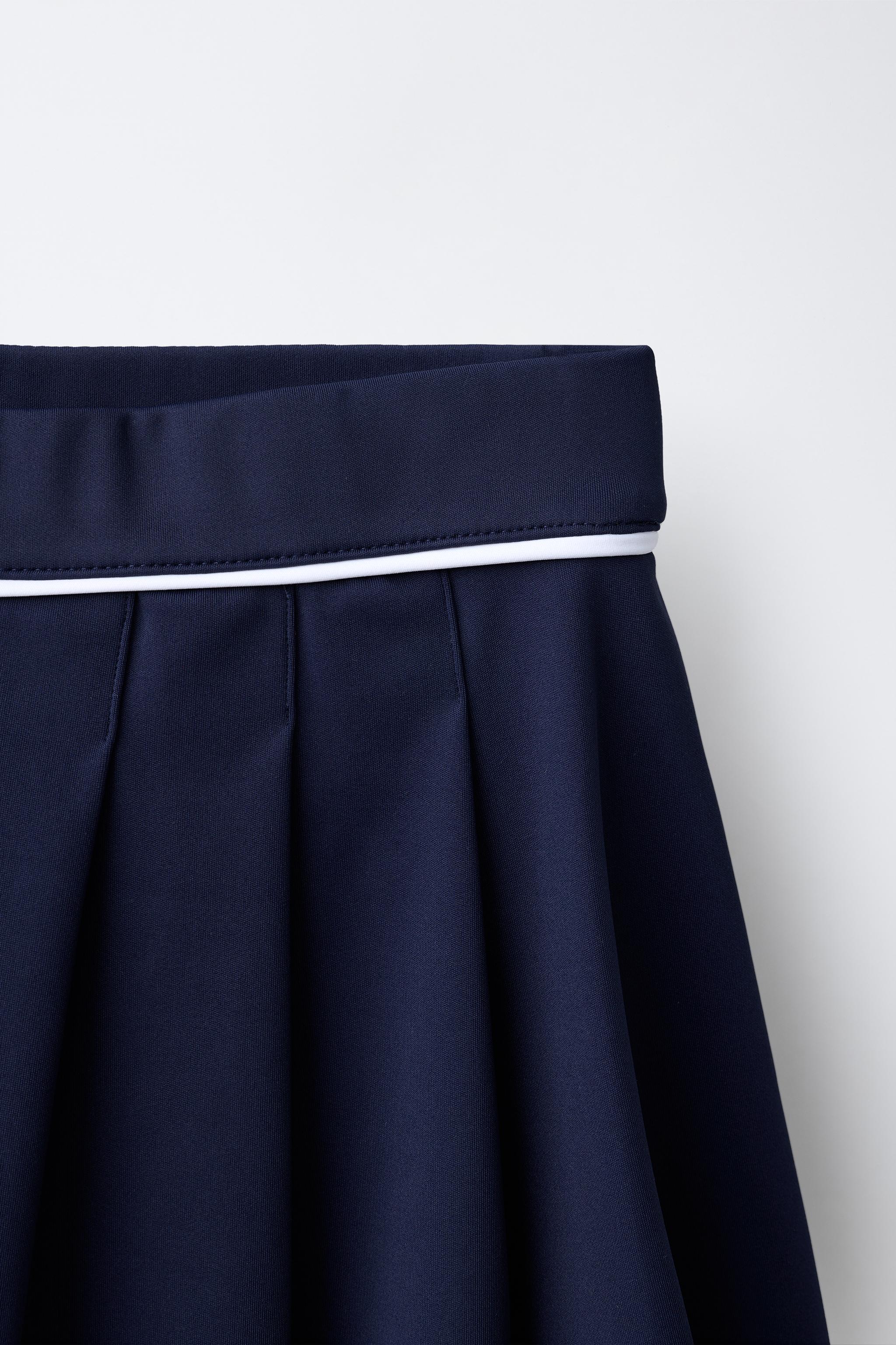 Детские юбки Zara SPORTY PLEATED SKIRT — фото 4