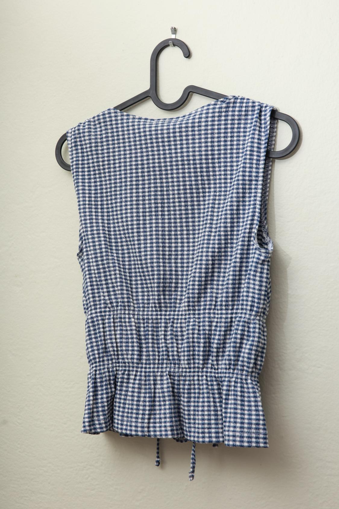 GINGHAM TIE TOP - Image 2