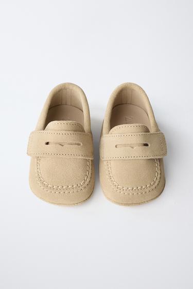 LEATHER LOAFERS - Sand Brown by Zara - Image 6