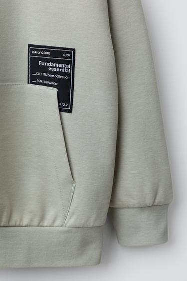 INTERLOCK HOODIE AND JOGGERS SET - Light green by Zara - Image 6