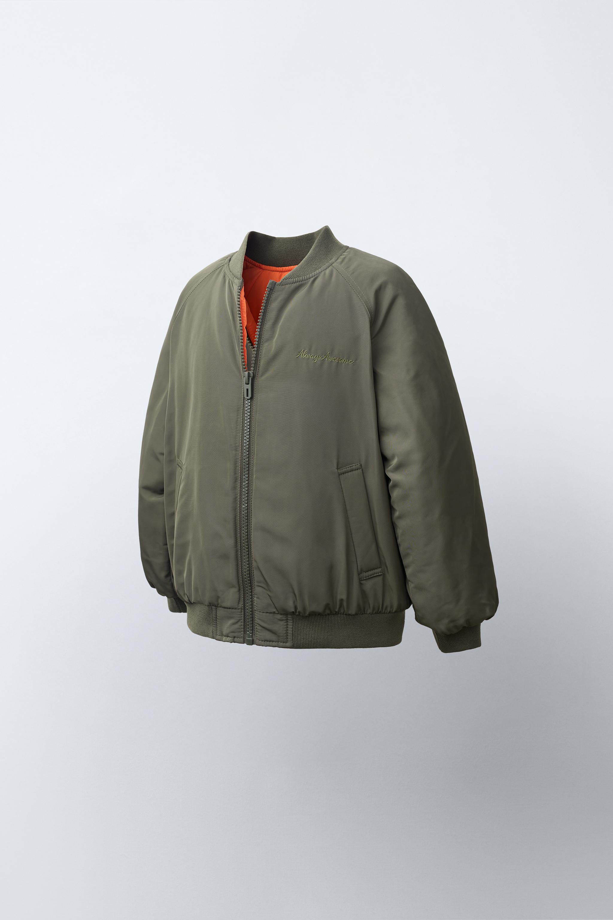 Детские куртки Zara CONTRAST LINING BOMBER JACKET — фото 3